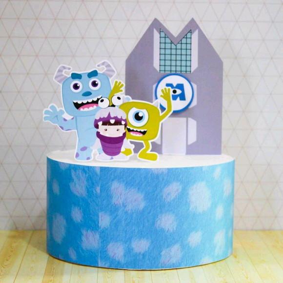 Cake Topper Monstros S.a