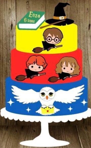 Topo de Bolo Harry Potter 2