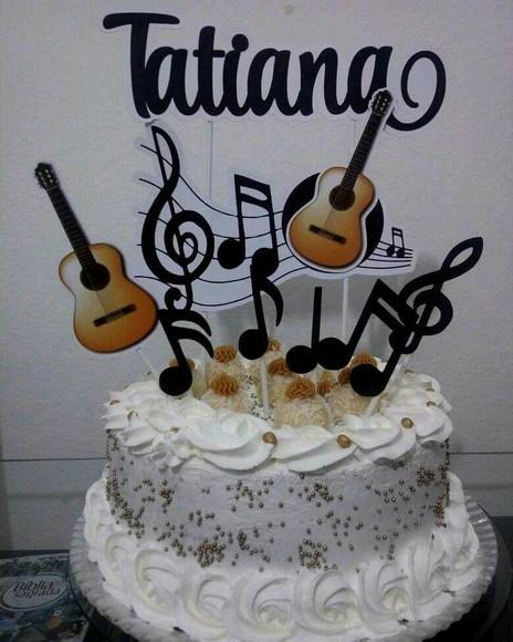 Topo de Bolo Violão