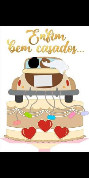 Topo de Bolo Casamento 3