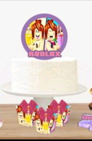 Topo de Bolo Roblox Girl