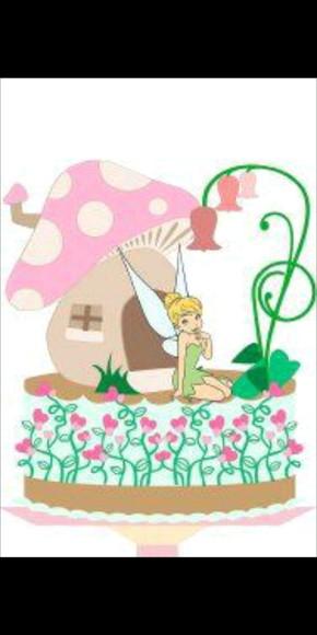 Topo de Bolo Tinker Bell 2
