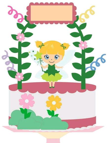 Topo de Bolo Fadinha