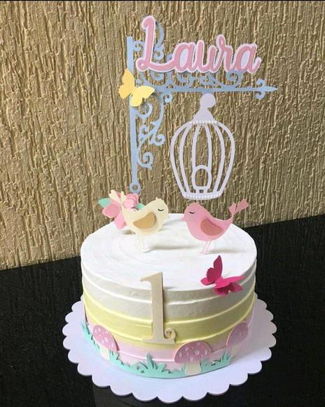 Topo de Bolo Jardim