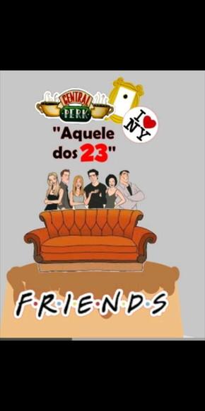 Topo de Bolo Friends