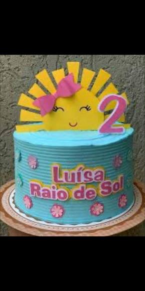 Topo de Bolo Raio de Sol