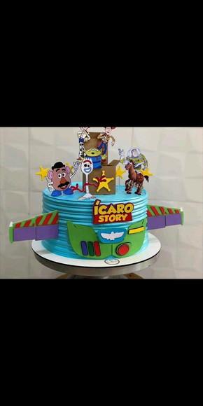 Topo de Bolo Toy Story Buss