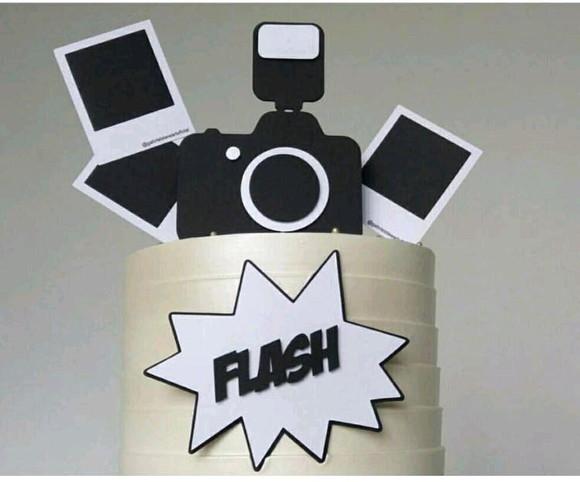 Topo Máquina Fotográfica Flash