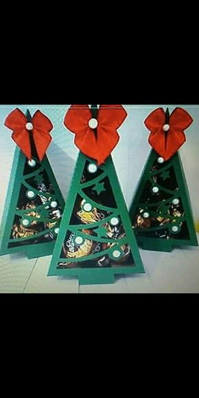 Caixa Natal Porta Chocolate