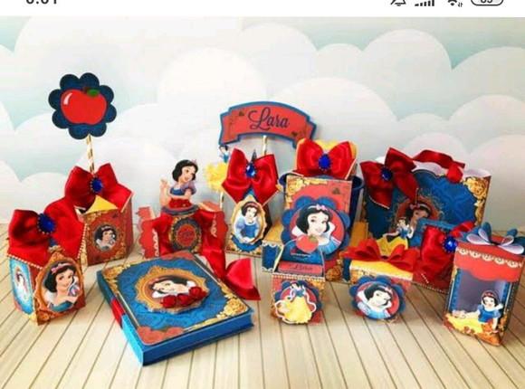 Kit Festa Branca de Neve