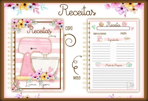 Arq pdf Caderno p/ Receita - doces