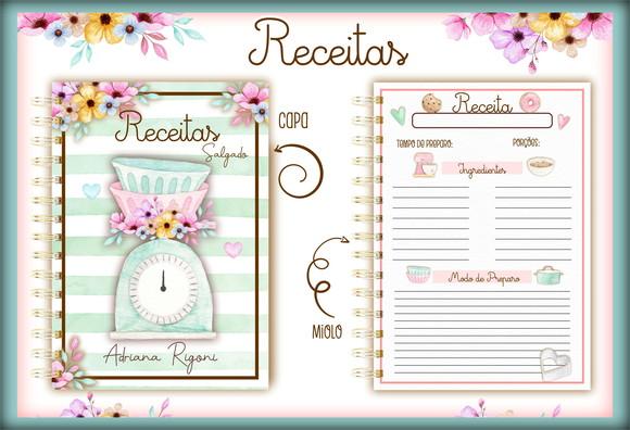 Arq pdf Caderno p/ Receita - salgados