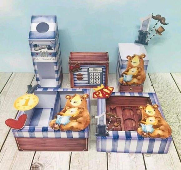 Kit Papai Urso Dia dos Pais