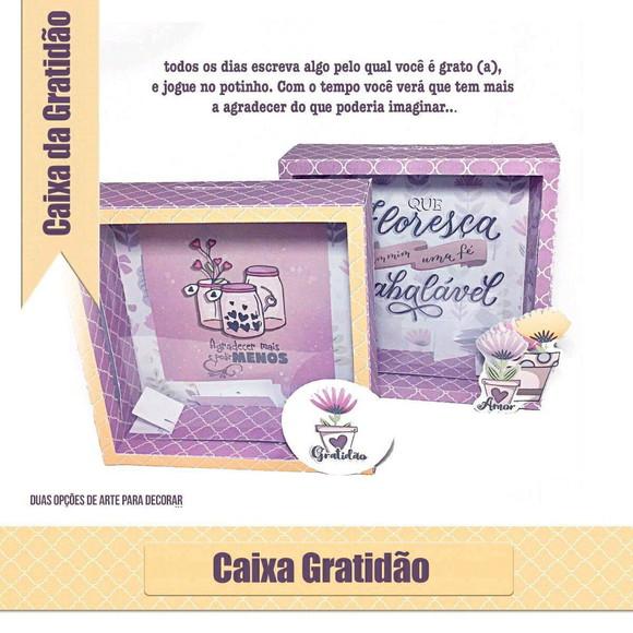 Cx Porta Msg de Agradecimento