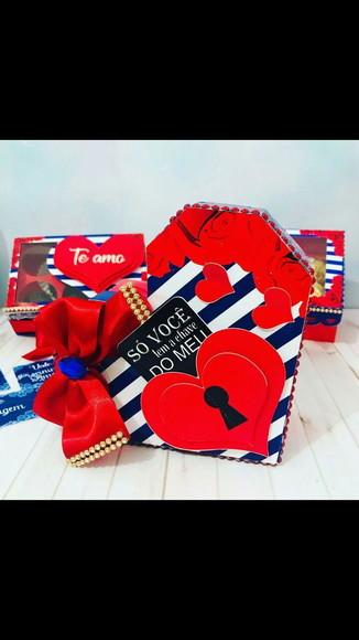 Cesta Amor de Chocolate Dia Namorados
