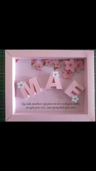 Arq Corte Quadro 3d Dia das Maes