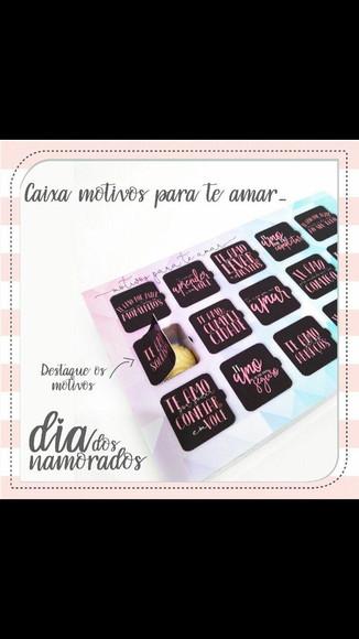 Caixa Motivos para Te Amar