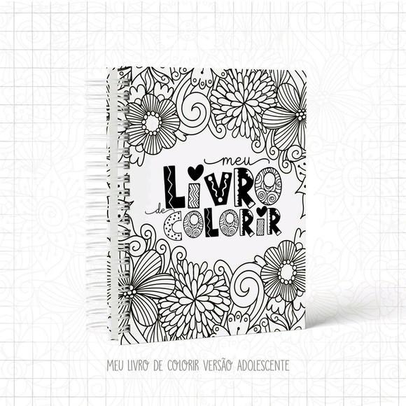Livro de Colorir p/ Jovens e Adolescente