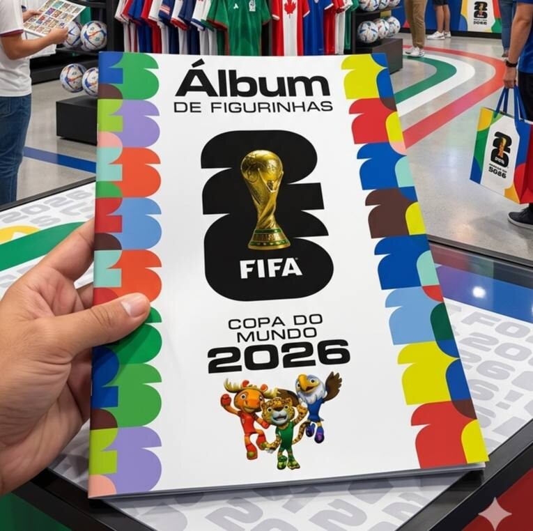 Álbum de figurinhas copa 2026