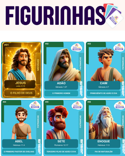 Álbum de Figurinhas religioso