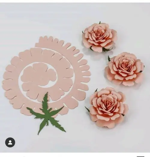Flor Grande em Espiral