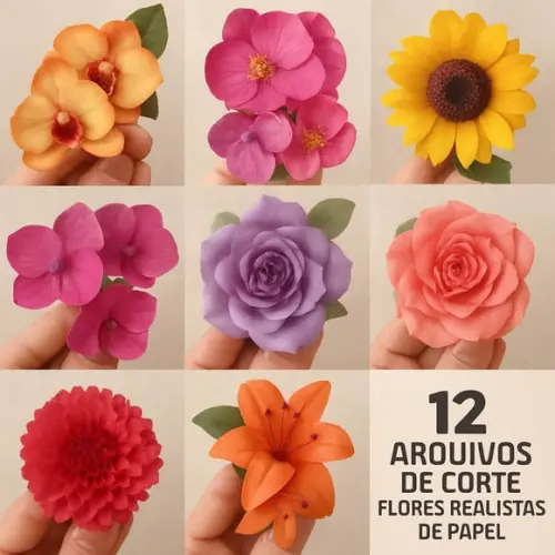 Kit Flores Pintura Digital 01134