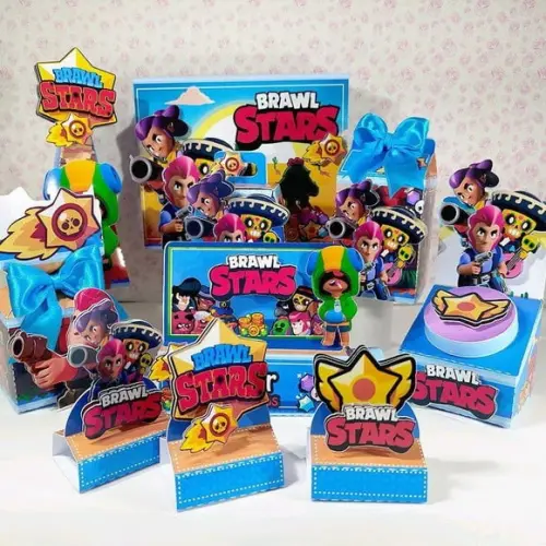 Kit Festal Brawl Stars (arquivo de Corte)