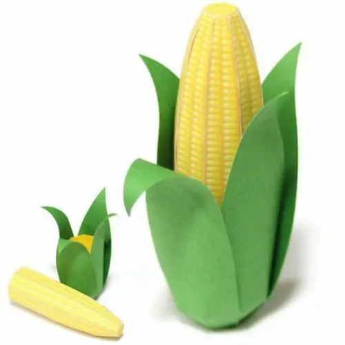 Espiga de Milho 3d Arquivo de Corte