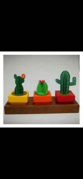 Trio de Cactos