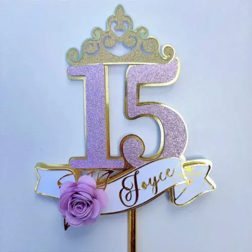 Topo de Bolo 15 Anos