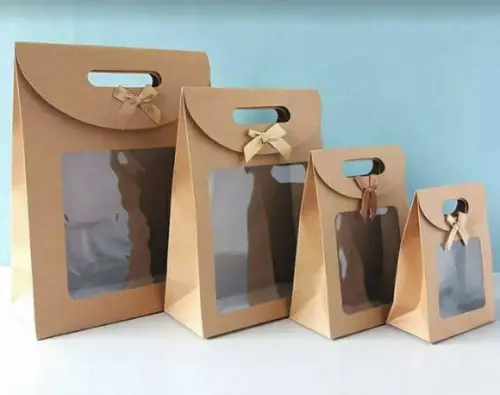 Kit Sacolas com Visor