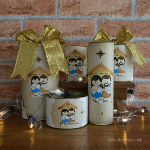 Tubo Lata de Natal 001078