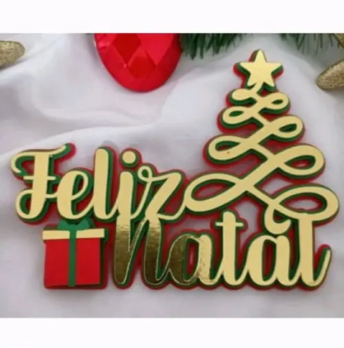 Topo Feliz Natal Lamicote
