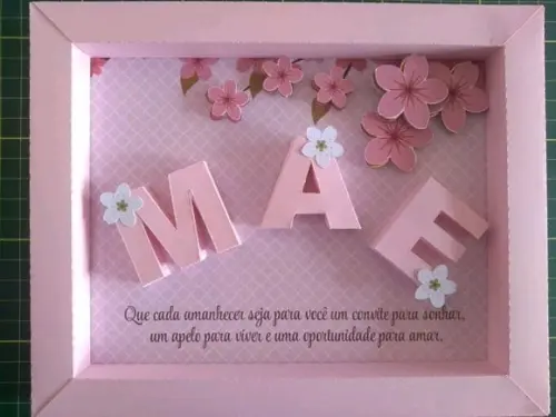 Quadro 3d Dia das Mães