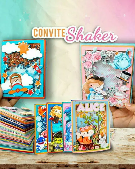 Kit Convite de Shaker 2507