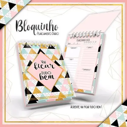 Bloquinho Vai Ficar Tudo Bem Color