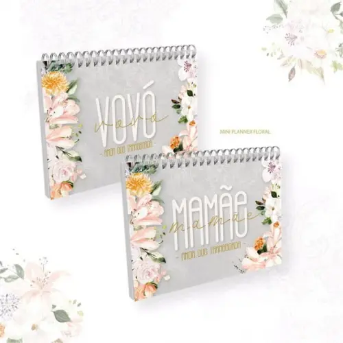 Mini Planner Mamãe e Vovó Floral