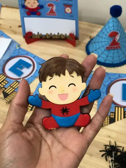 Topo em Camadas Aranha Baby