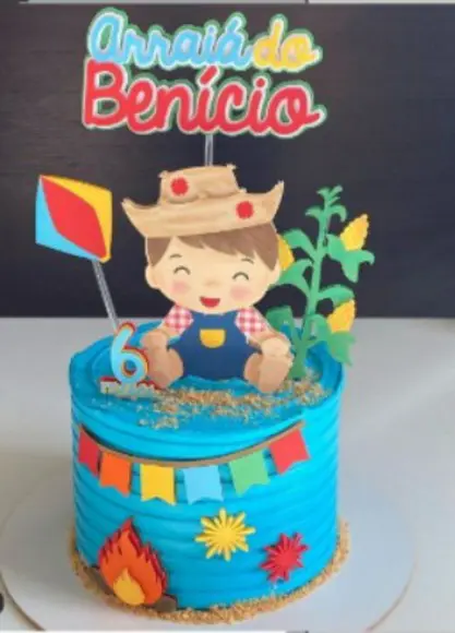 Topo Arraiá Baby Menino
