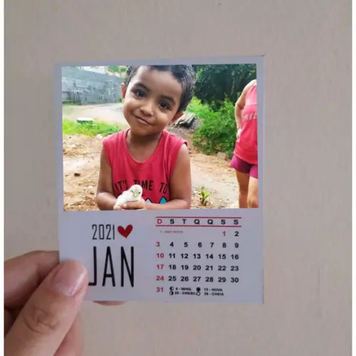 Calendário Polaroid