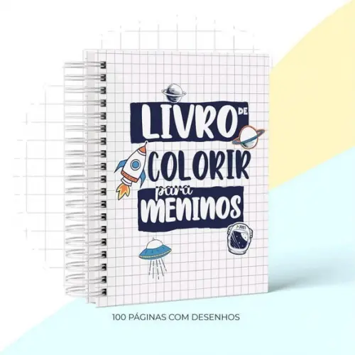 Livro Antiestresse Infantil Menino