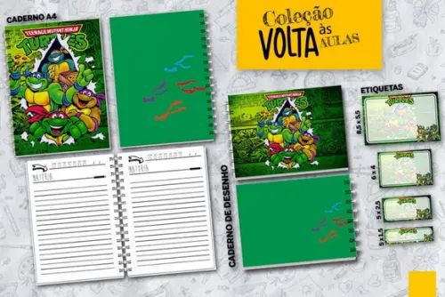 Volta as Aulas Tartaruga Ninja