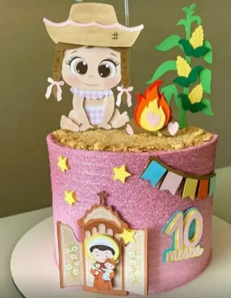 Topo Junino Bebê Santo Antônio