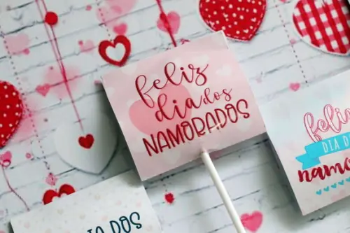 Pirulito Dia dos Namorados