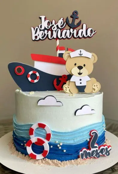 Topo Urso Marinheiro (202374)