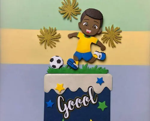 Topo Copa Camadinhas Bebê Negro I