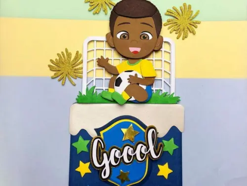 Topo Copa Camadinhas Bebê Negro