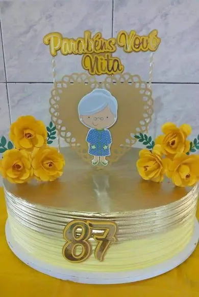 Topo Vovó Amarelo