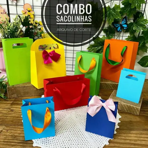 Kit Combo Sacolas
