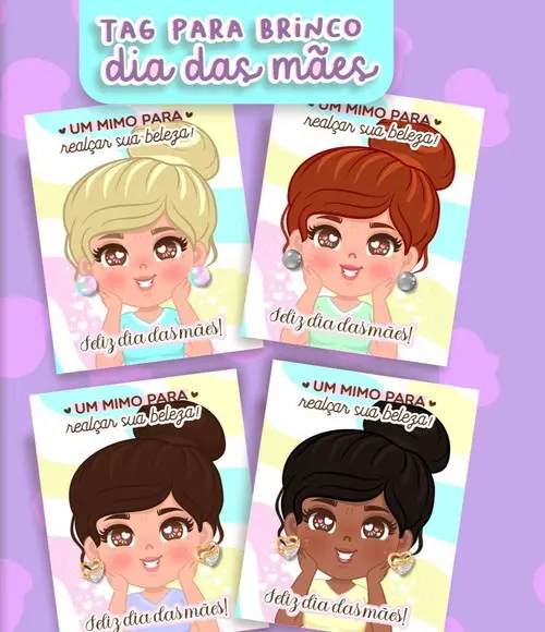 Tag de Brinco Dia das Mães